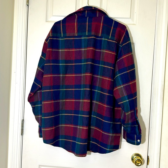 Authentic Windsor Red & Blue Plaid Shirt Size XL - Picture 7 of 7
